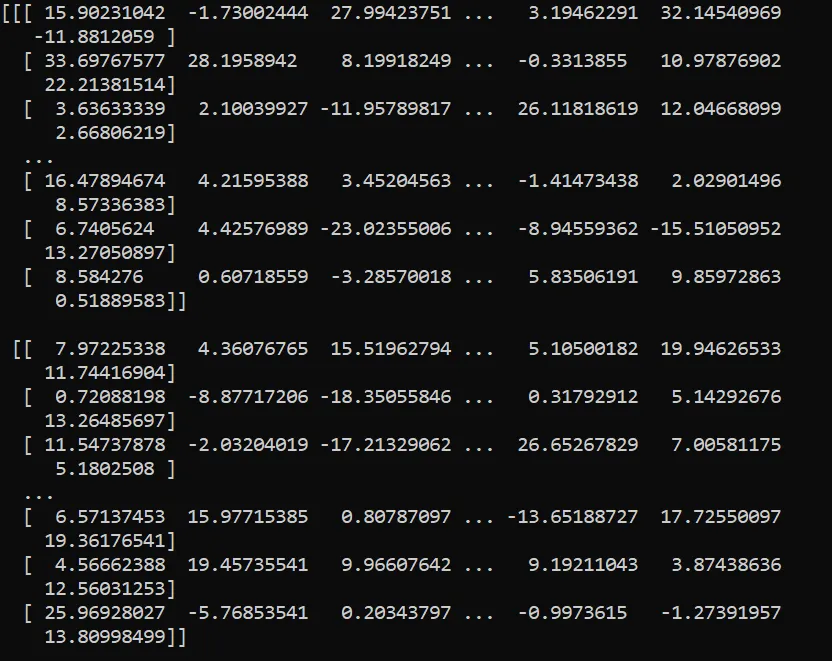 posterior predictive dataset &#x27;obs&#x27; dataarray